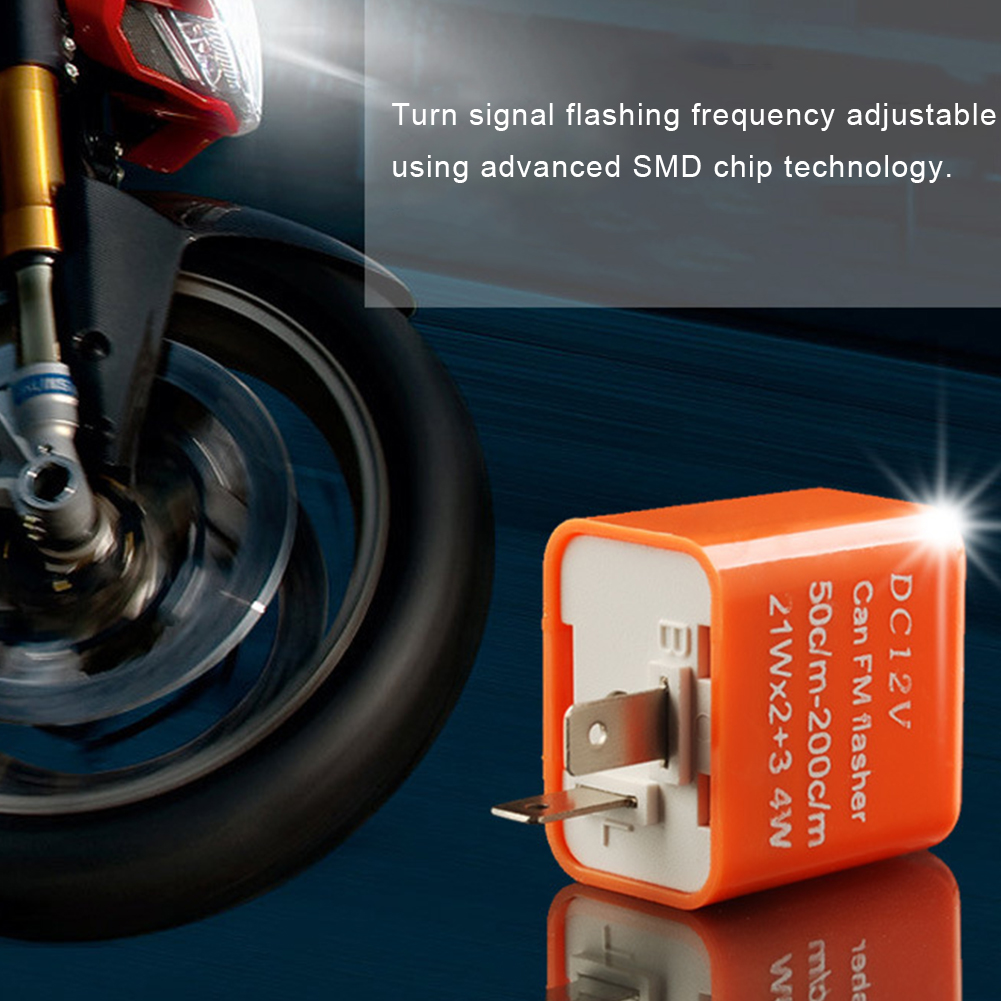 Motorcycle Gear Protection - 修正オートバイフラッシャー 3 ギア DV 12V ターンシグナルインジケーター調整可能なバイクフラッシャー複数保護