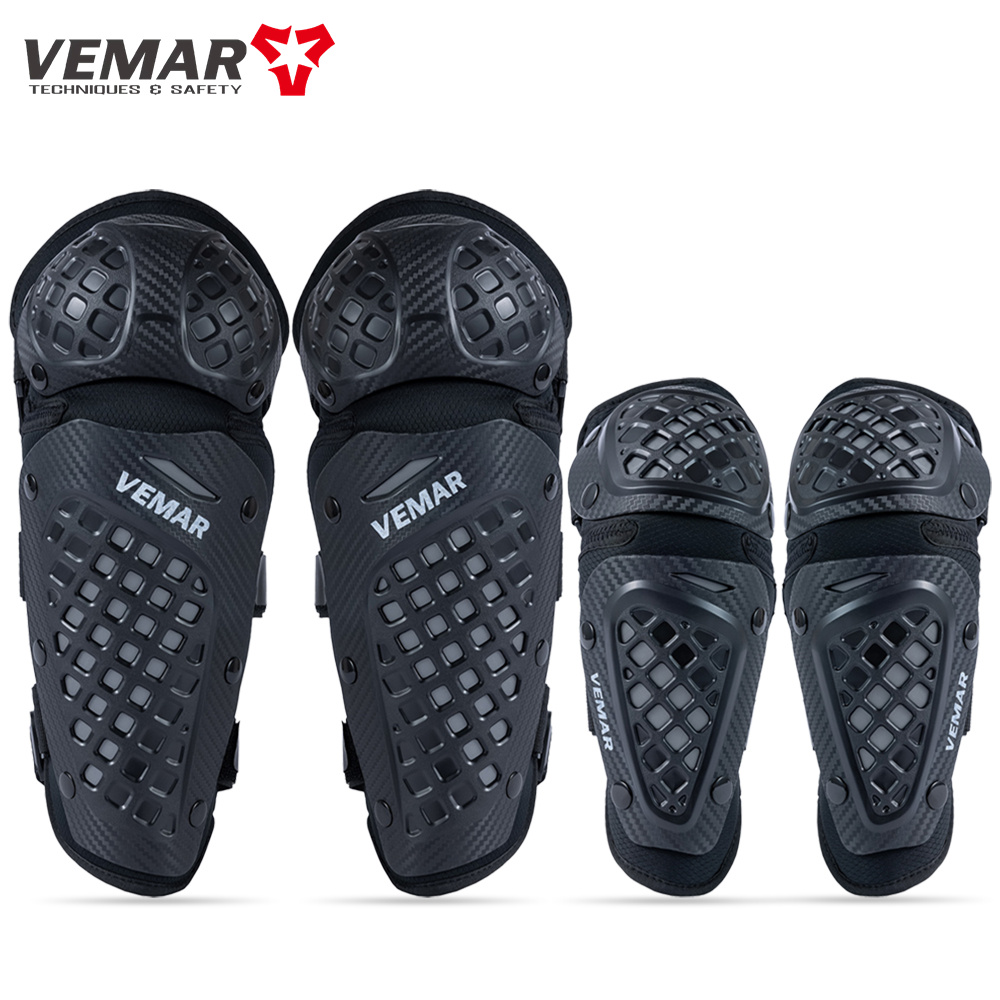 Motorcycle Gear Sale - VEMAR オートバイ乗馬保護具膝肘パッド通気性軽量膝パッドバイクオフロードサイクリング 4 ピース/セット