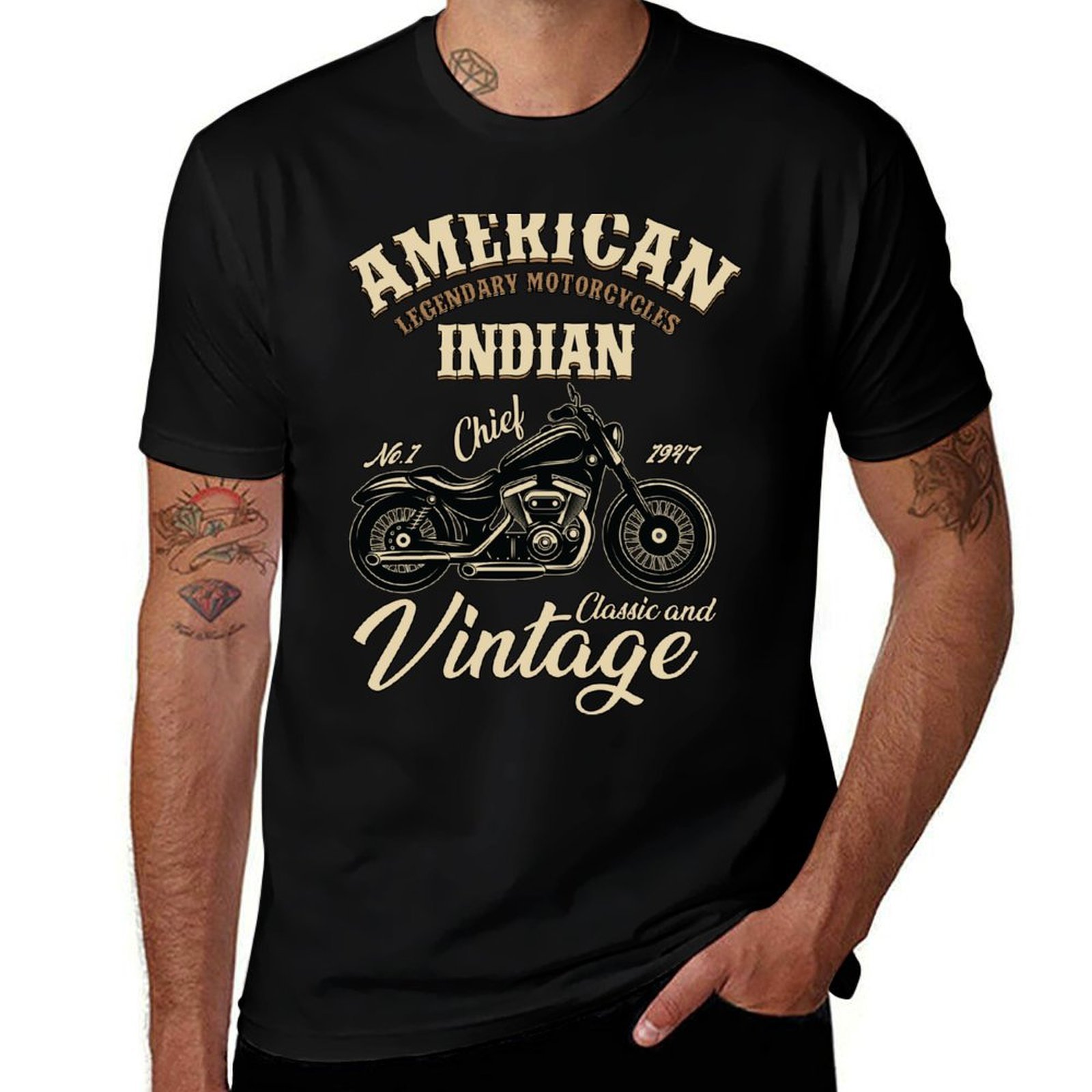 Motorcycle Gear Sleeve - アメリカン レジェンド モーターサイクルズ インディアン クラシック アンド