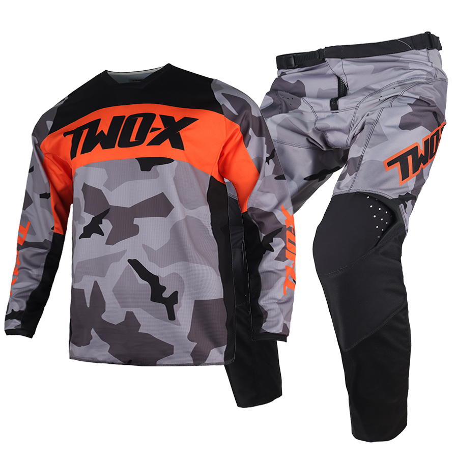 Motorcycle Gear Sale - ニューツーXユースモトクロス180 BnkrギアセットMX BMXダートバイクジャージパンツ子供用モトオフロードキットオートバイスーツギフトキッズ