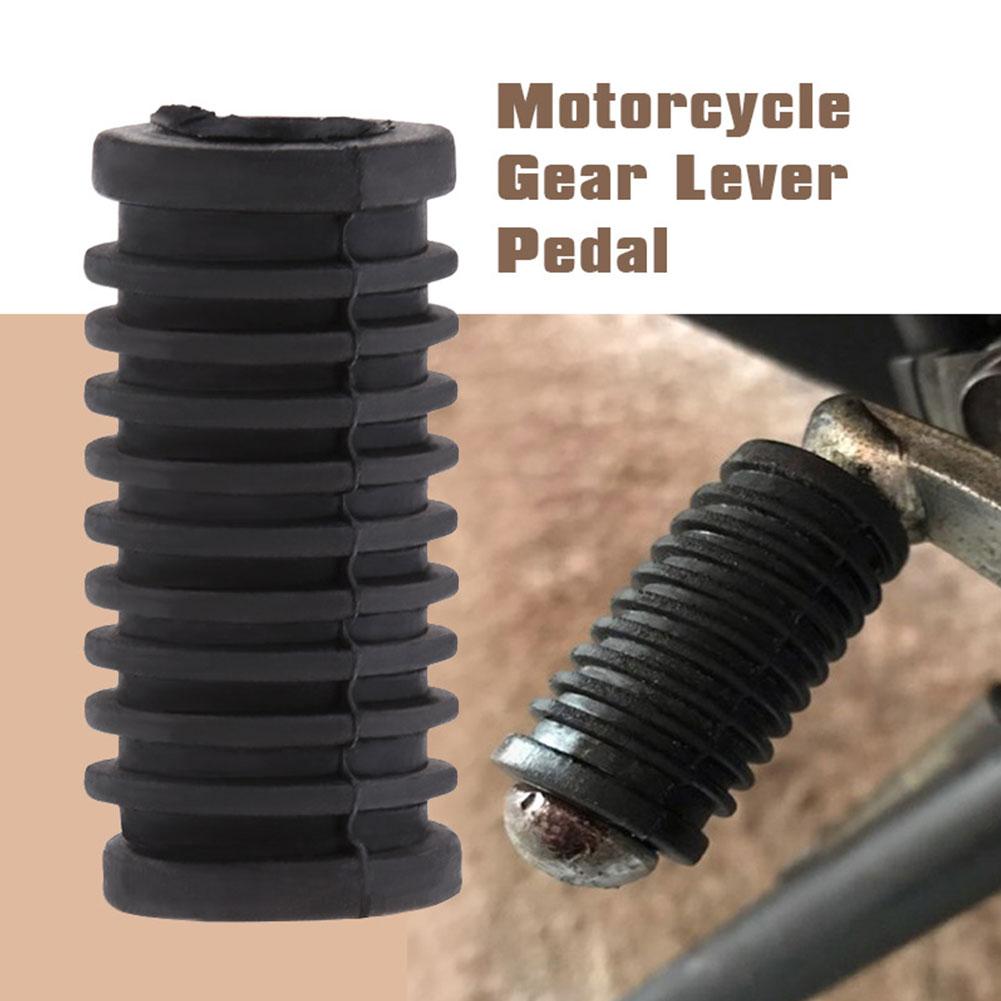 Motorcycle Gear Lever - ユニバーサルオートバイギアシフトレバーカバーラバーシフターシュープロテクター滑り止めフットペグパッドモトペダルアクセサリー