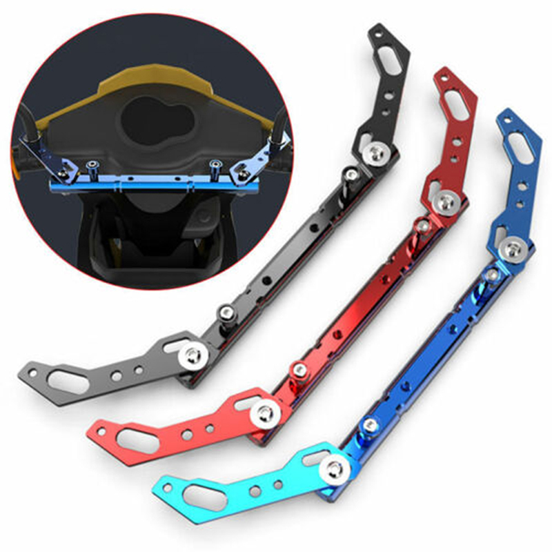 Mirror Extender Bar - オートバイハンドルバーエクステンションバランスバーミラーマウントクロスバーユニバーサルバイクステアリングアクセサリー