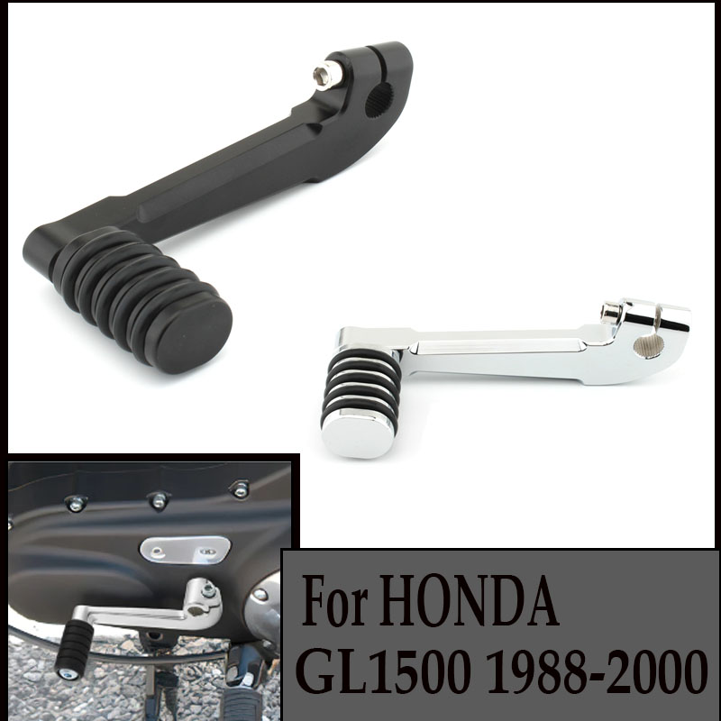 Motorcycle Gear Lever - ホンダゴールドウィング 1500 GL1500 1988-2000 クローム/ブラックアルミニウムオートバイシフターシフトレバー耐久性のあるギアシフト