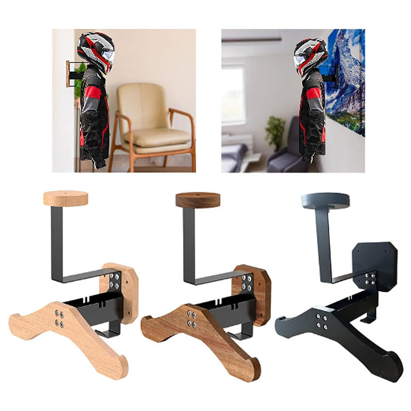 Motorcycle Gear Display Rack - タクティカルギアスタンド、壁掛けギアラック、バイクヘルメットホルダー、壁掛けディスプレイ、多目的ウォールラック