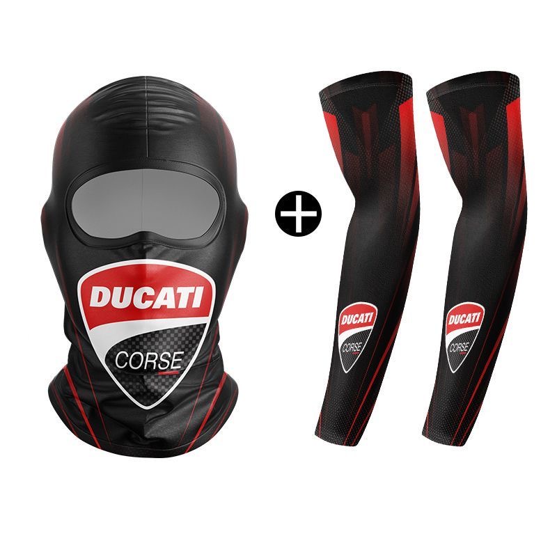 Motorcycle Gear Sleeve - オートバイ乗馬日焼け防止フェイスマスク通気性アームスリーブカバードゥカティモンスター 696 1198S 999S 999R 749S