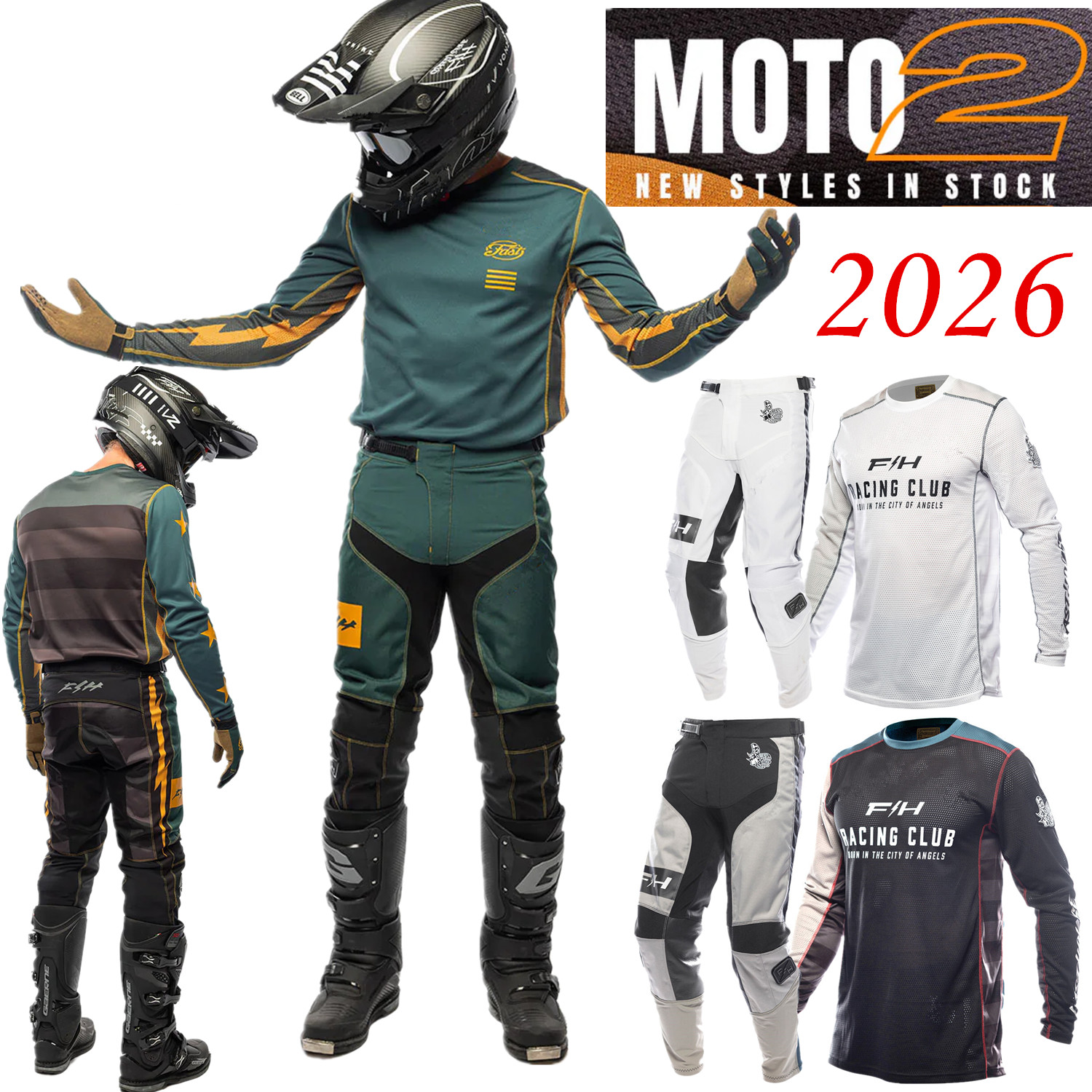 Motorcycle Gear Sale - 2026 FH MXキット オフロード モトクロス ギアセット
