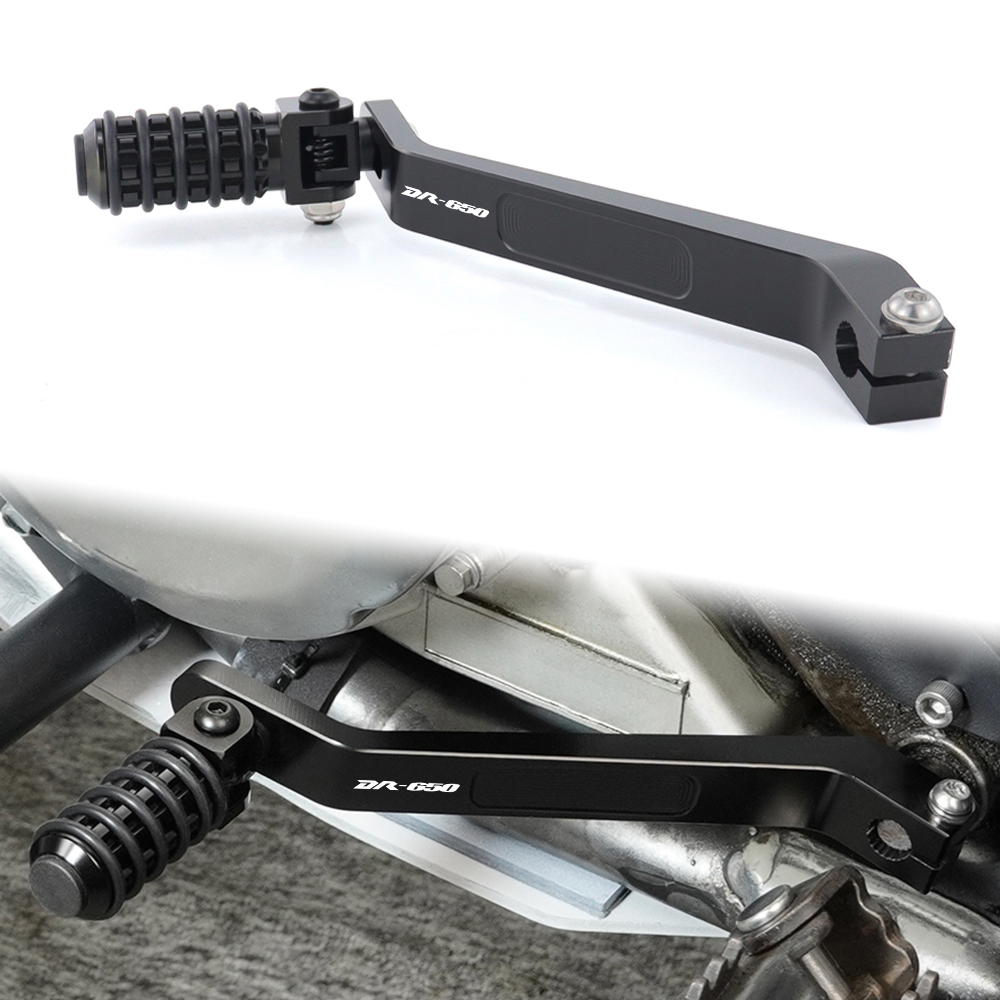 Motorcycle Gear Lever - CNCアルミ製シフトレバー オートバイギアレバー 調整可能 DR650 1996-2017 2018