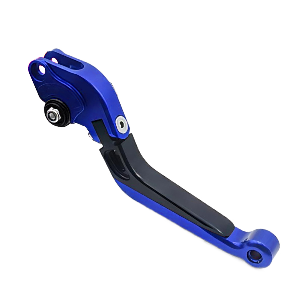 1 ペアオートバイブレーキクラッチレバーハンドル 6 ギアポ - Motorcycle Gear Blue のレビューと価格