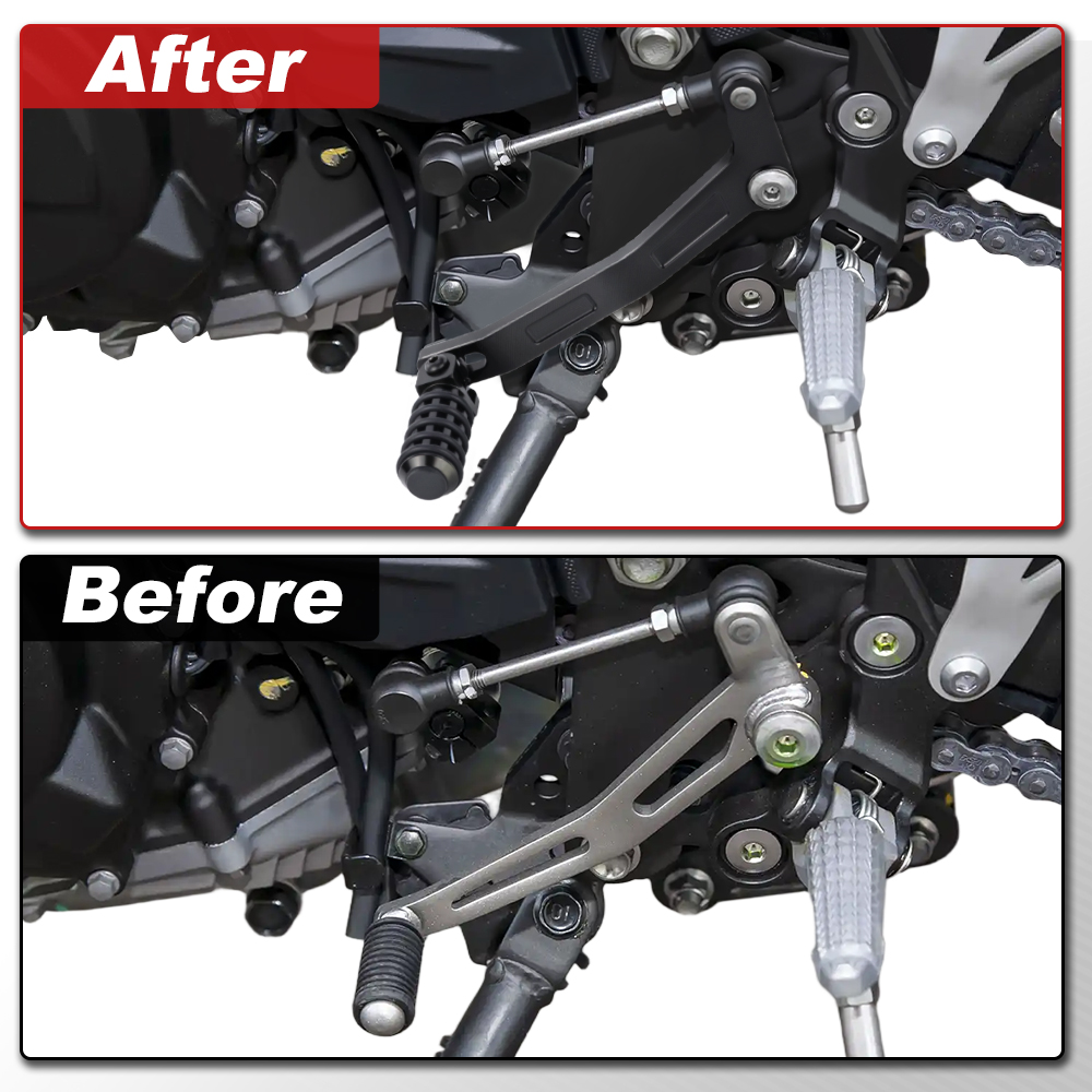 オートバイギアレバー調整可能ブレーキペダルシフトレバー Ni - Motorcycle Gear Lever のレビューと価格