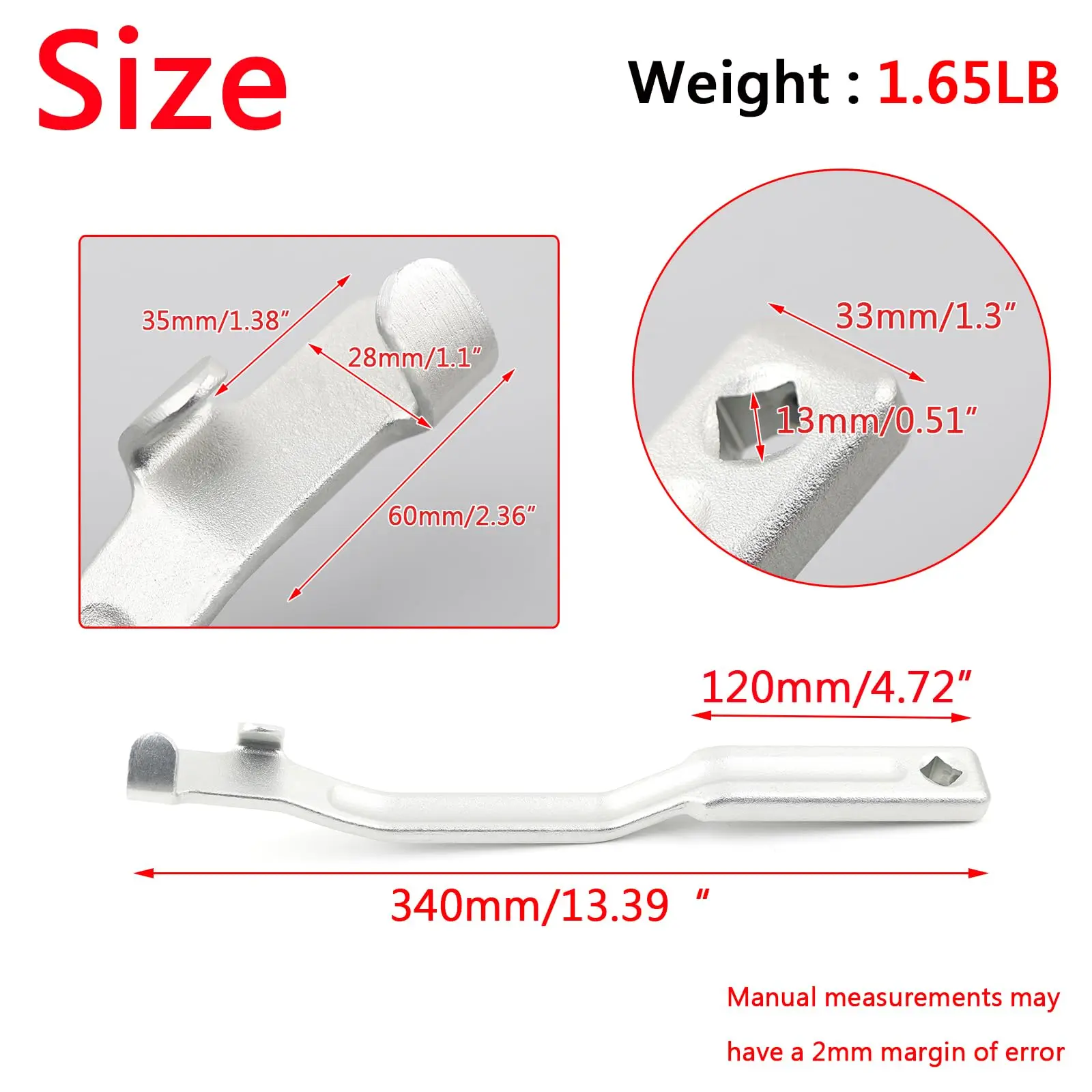 ユニバーサル自動車用レンチエクステンダーアダプター+熱処理鋼 - Mirror Extender Bar のレビューと価格