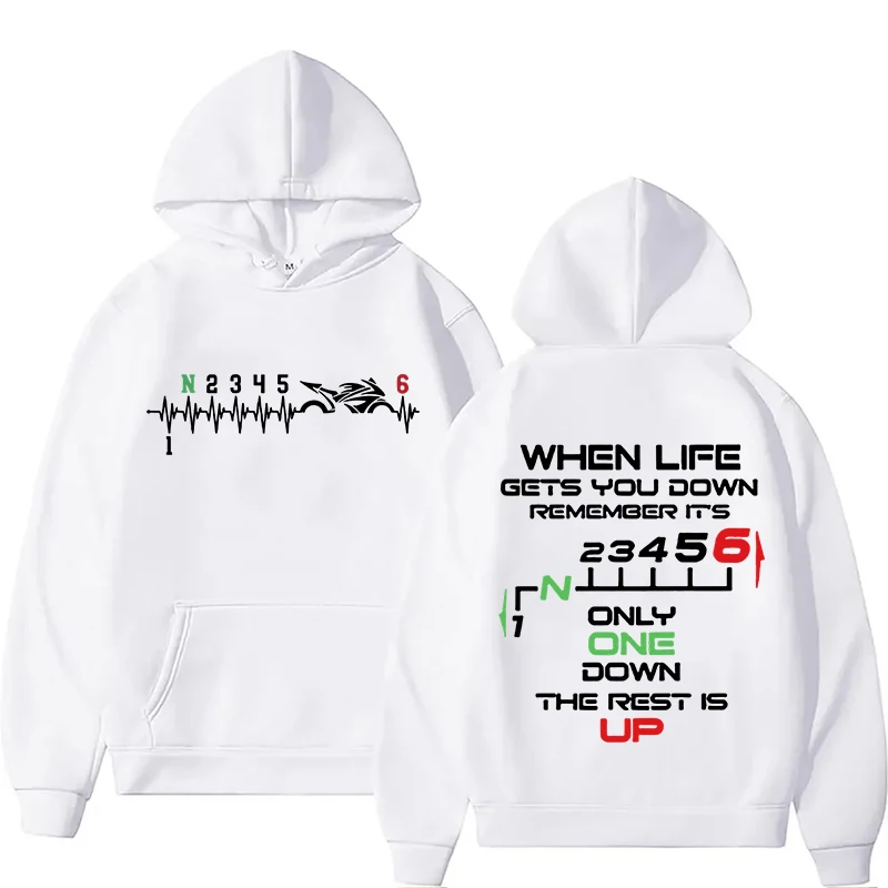 新しい 1N23456 オートバイギアバイカーハートビートパ - Motorcycle Gear Hoodie のレビューと価格