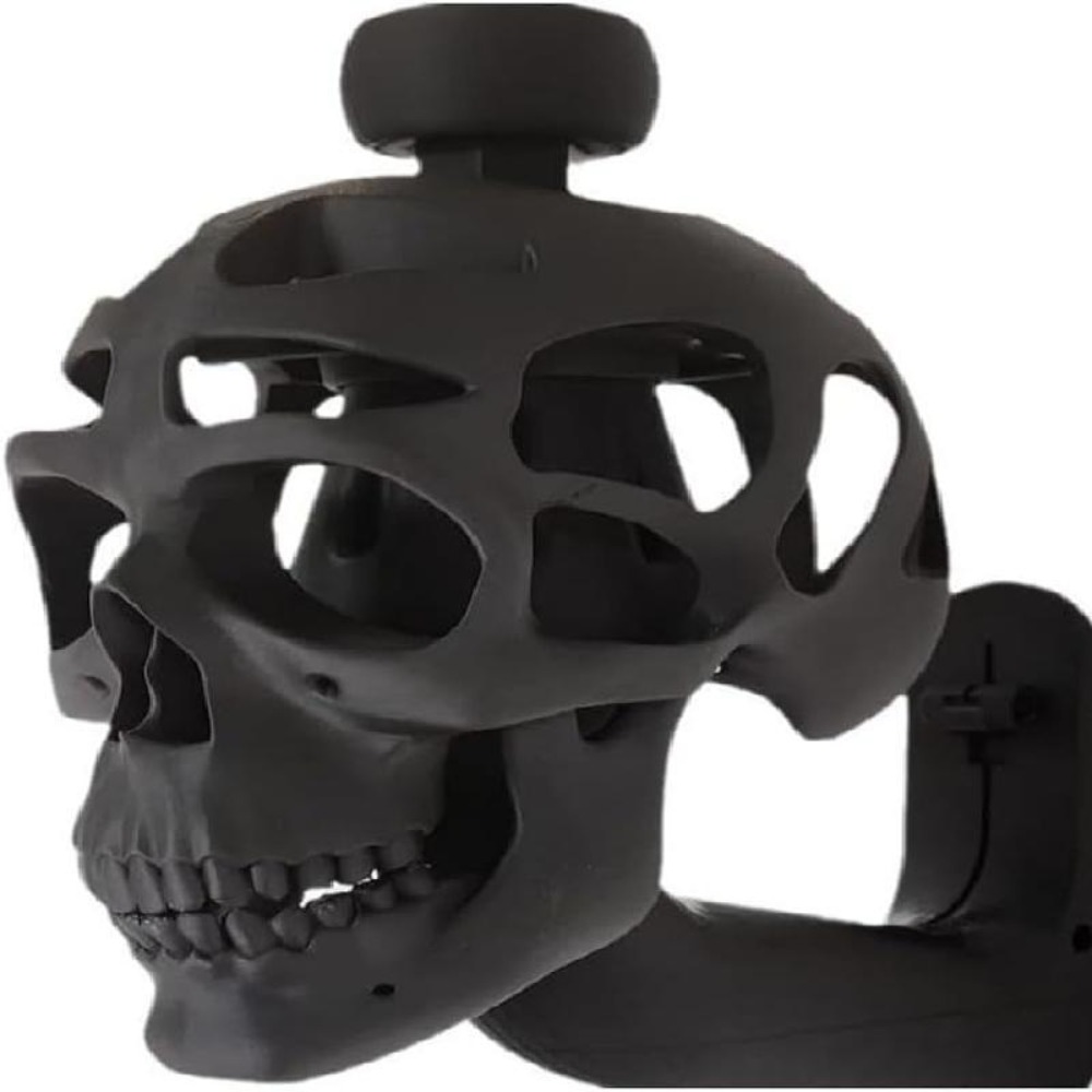 耐久性のある3Dスカルヘルメットディスプレイラック、安全クリ - Motorcycle Gear Display Rack のレビューと価格