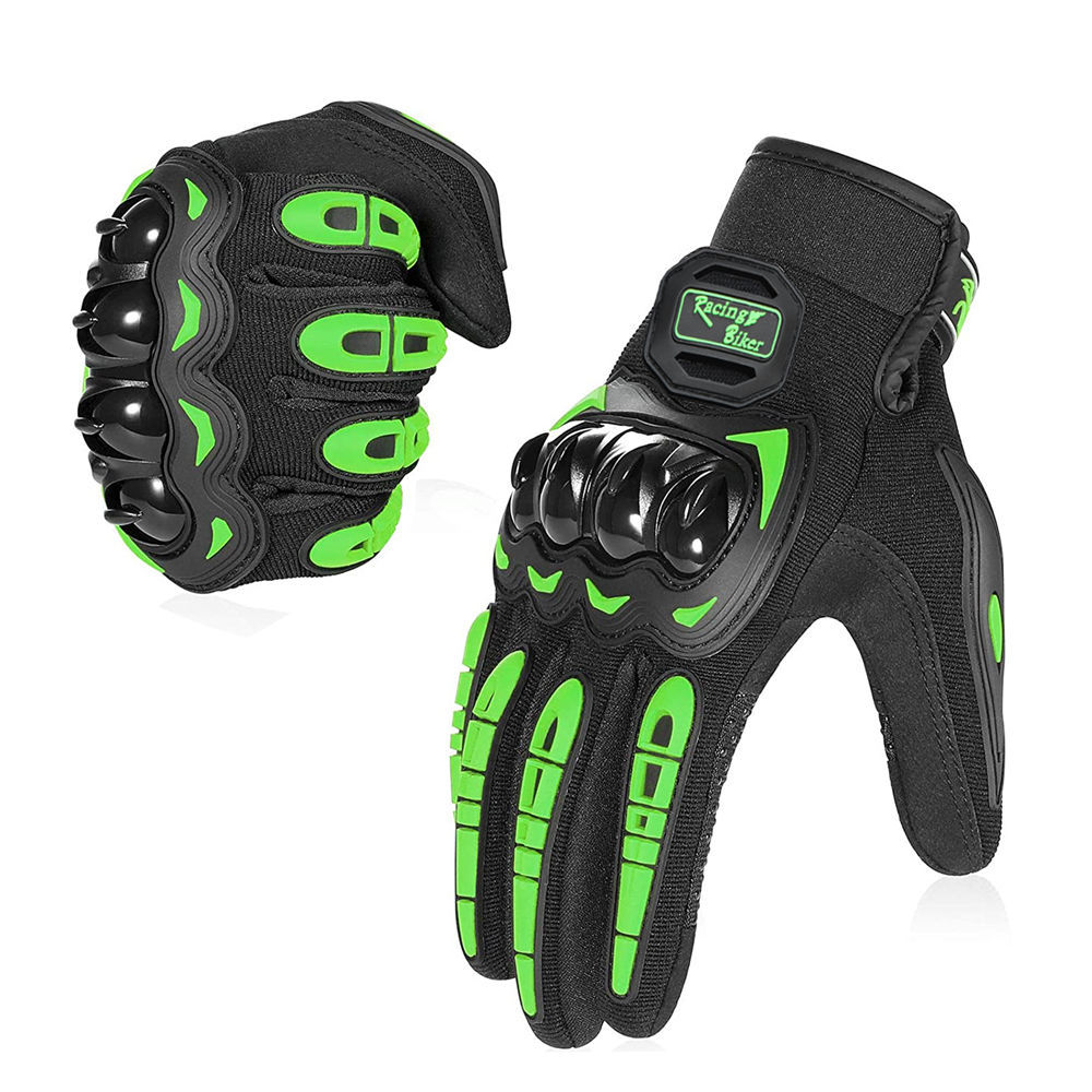 男性夏用オートバイレーシンググローブ通気性青赤モトクロス保護 - Motorcycle Gear Blue のレビューと価格
