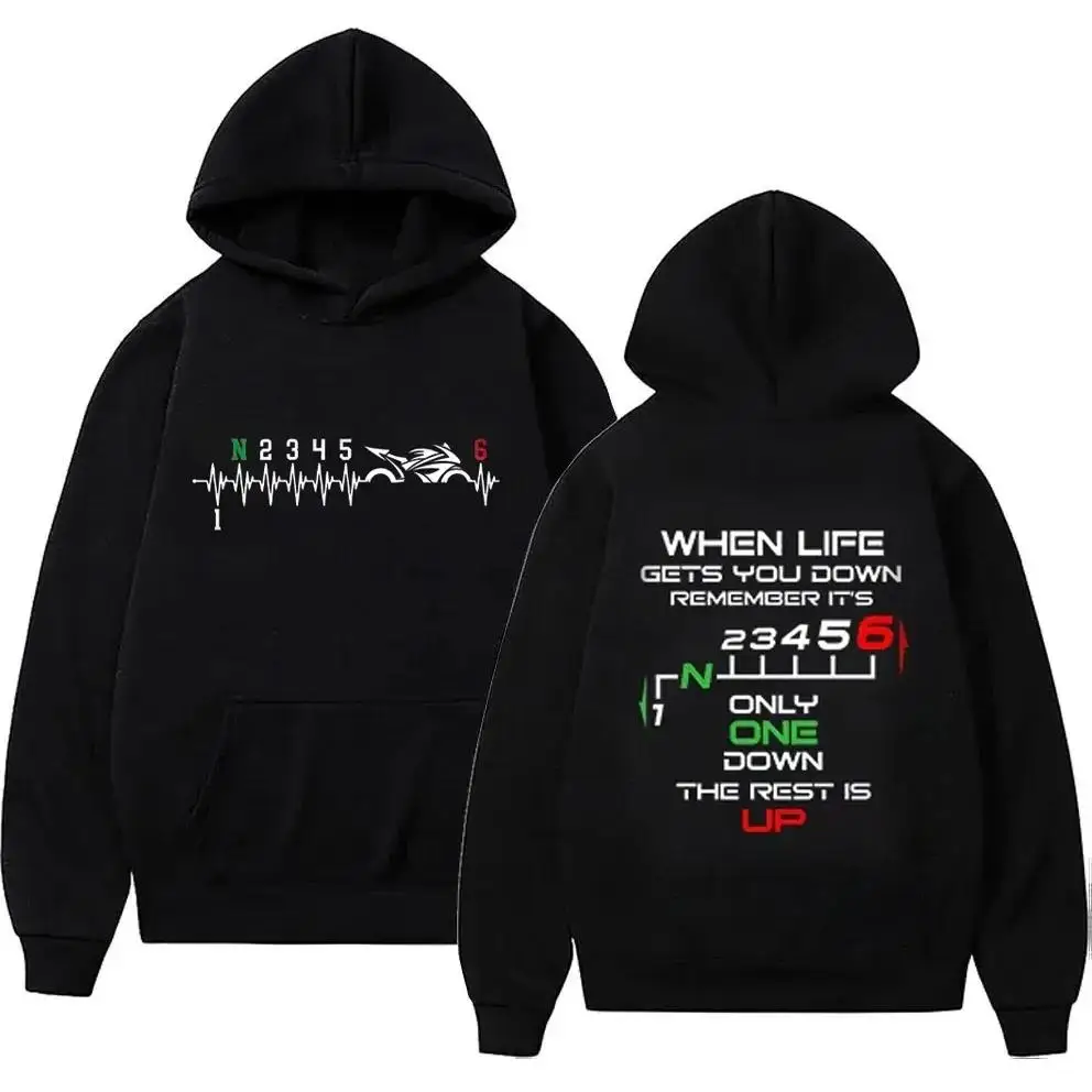 メンズパーカー男性用プルオーバー服オーバーサイズスウェットシ - Motorcycle Gear Hoodie のレビューと価格