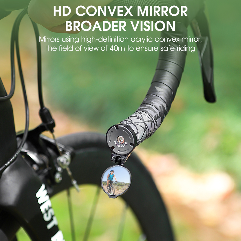 WEST BIKING-自転車用保護ミラー,ハンドルバーミラ - Mirror Extender Bar のレビューと価格