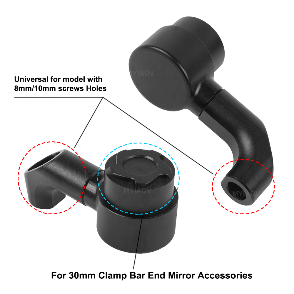 モーターサイクルミラー延長ブラケット,ユニバーサルエクステン - Mirror Extender Bar のレビューと価格
