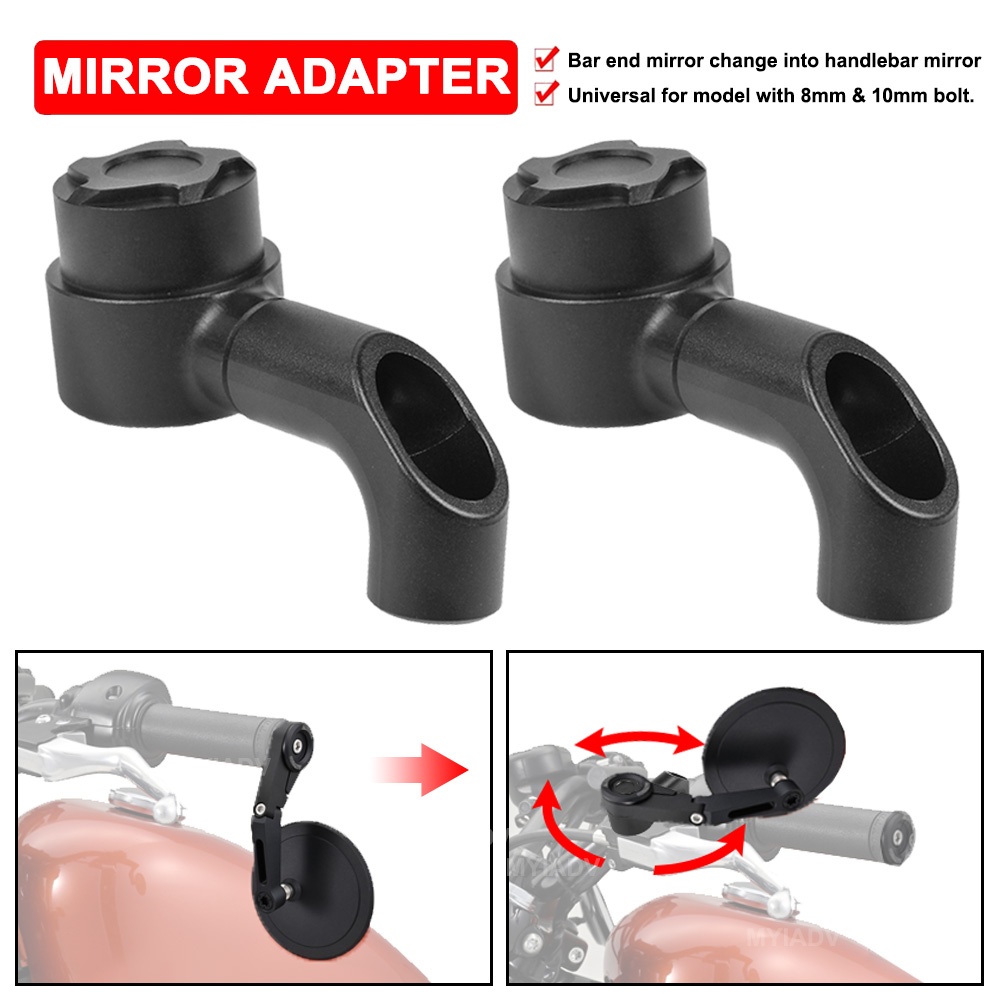 モーターサイクルミラー延長ブラケット,ユニバーサルエクステン - Mirror Extender Bar のレビューと価格
