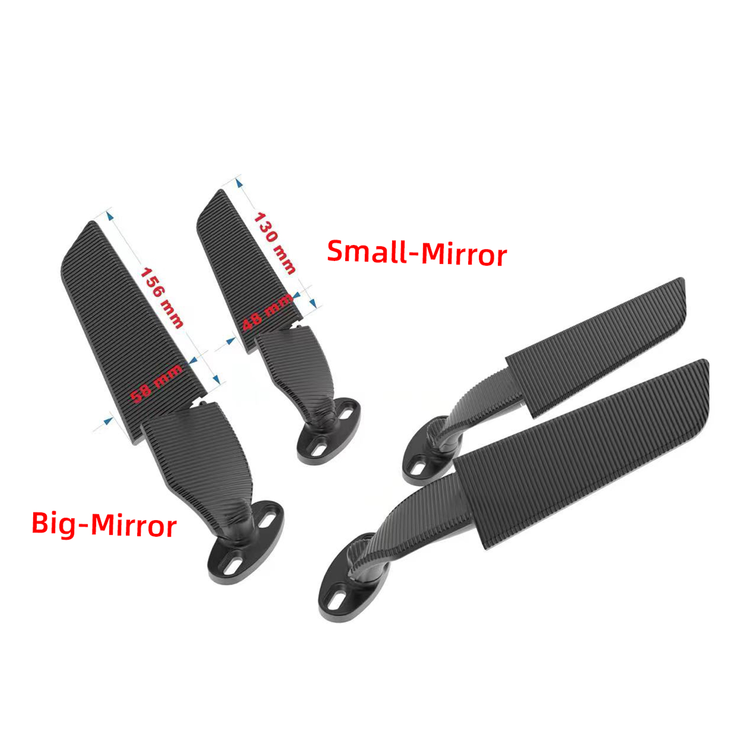 カワサキニンジャ300r250r 400rninja1000 - Mirror Extender Bar のレビューと価格