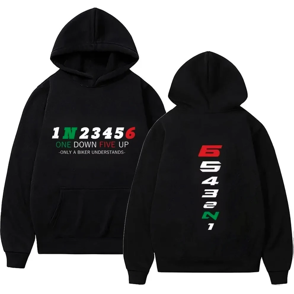 1N23456 オートバイギアバイカーハートビートプリントメ - Motorcycle Gear Hoodie のレビューと価格