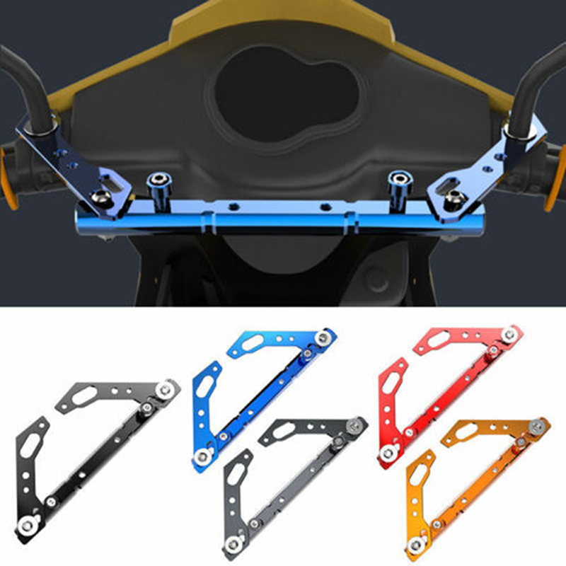 オートバイハンドルバーエクステンションバランスバーミラーマウ - Mirror Extender Bar のレビューと価格