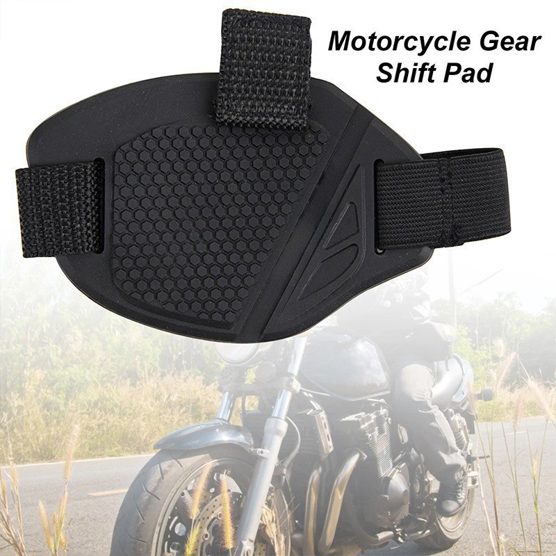 オートバイギアシフトパッドユニバーサル滑り止め耐摩耗性ゴム製 - Motorcycle Gear Protection のレビューと価格
