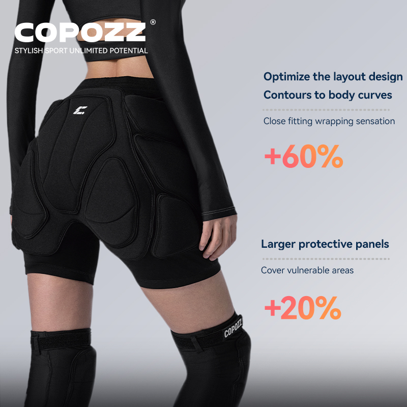 COPOZZ アップグレードされたスキーニーパッド オートバ - Motorcycle Gear Protection のレビューと価格