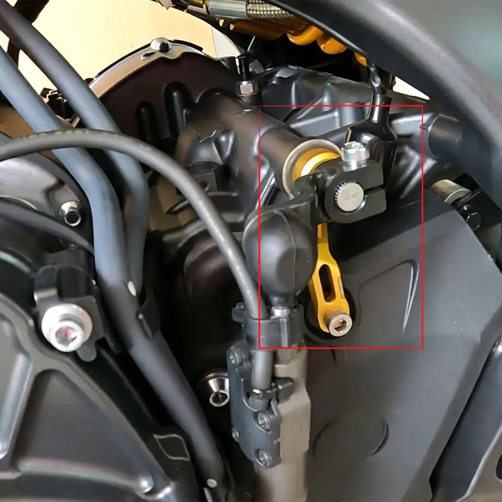 アルミ合金製シフトギアスタビライザー、ヤマハMT09シリーズ - Motorcycle Gear Holder のレビューと価格