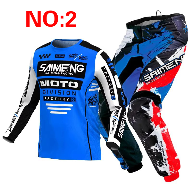 モトクロス子供用セット オートバイジャージとパンツ キッズ服 - Motorcycle Gear Sale のレビューと価格
