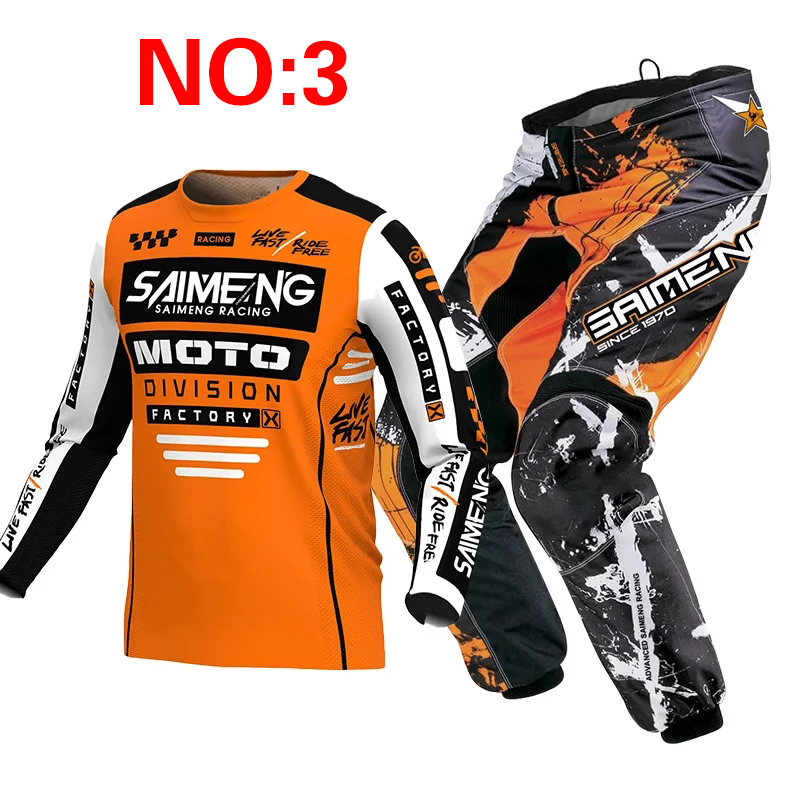 モトクロス子供用セット オートバイジャージとパンツ キッズ服 - Motorcycle Gear Sale のレビューと価格
