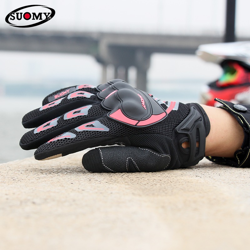 SUOMY 通気性のあるレーシングバイクグローブ ピンク フ - Xxl Motorcycle Gear のレビューと価格