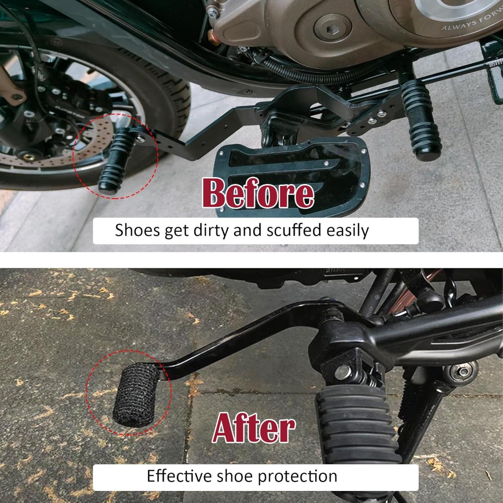 オートバイシフターシューズプロテクター調節可能な弾性ストラッ - Motorcycle Gear Protection のレビューと価格