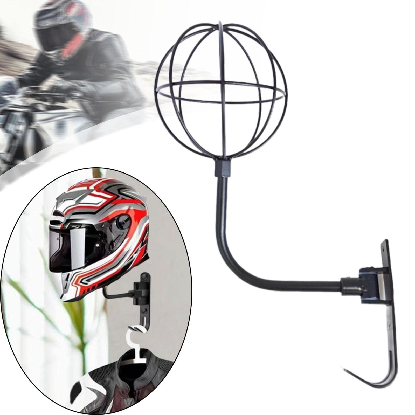 オートバイヘルメットディスプレイラック回転式炭素鋼壁掛けホル - Motorcycle Gear Display Rack のレビューと価格