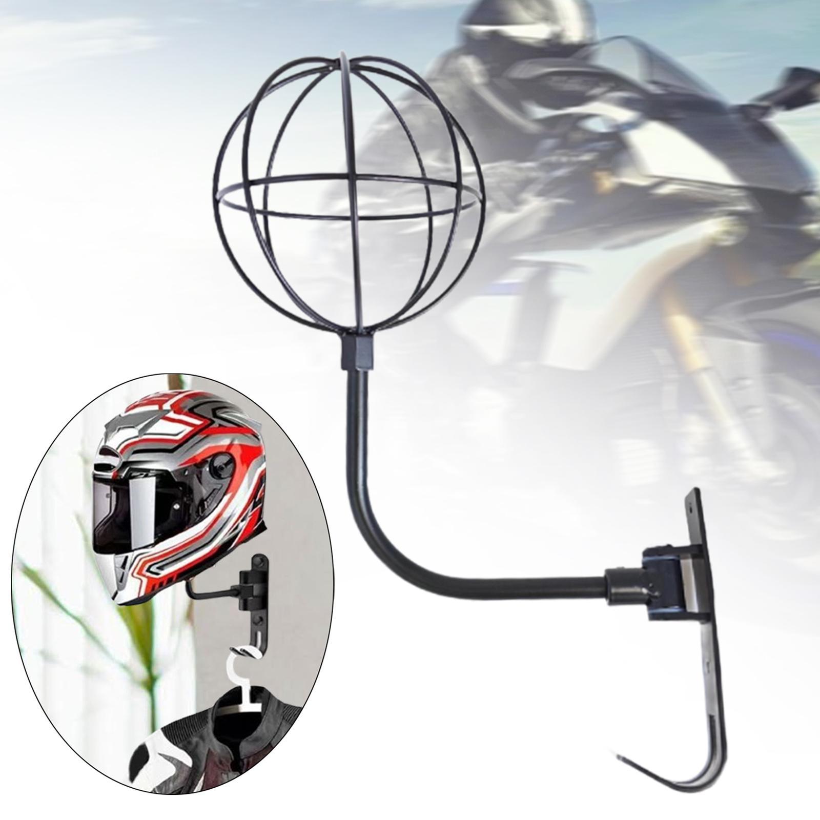 オートバイヘルメットディスプレイラック回転式炭素鋼壁掛けホル - Motorcycle Gear Display Rack のレビューと価格