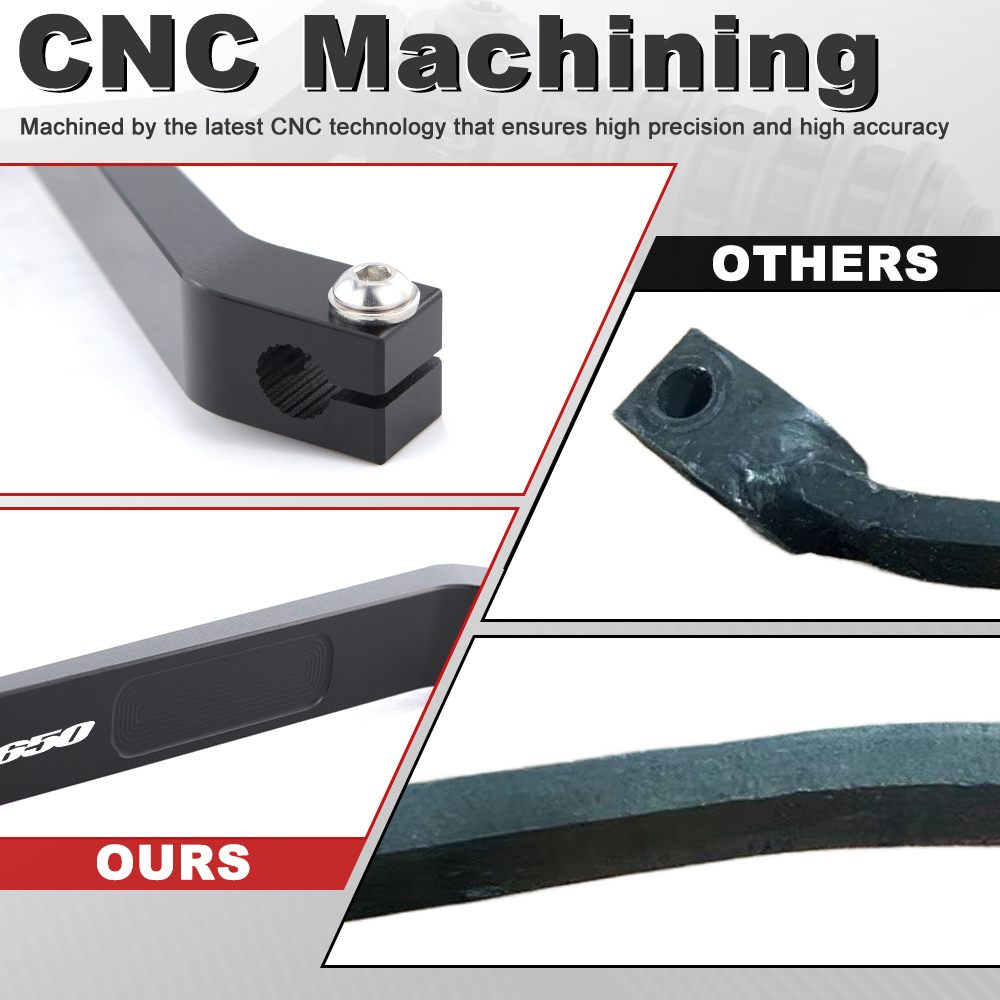 CNCアルミ製シフトレバー オートバイギアレバー 調整可能  - Motorcycle Gear Lever のレビューと価格