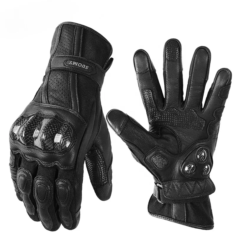 -Suomy 女性オートバイ手袋革オートバイ乗馬手袋炭素繊維 - Xxl Motorcycle Gear のレビューと価格