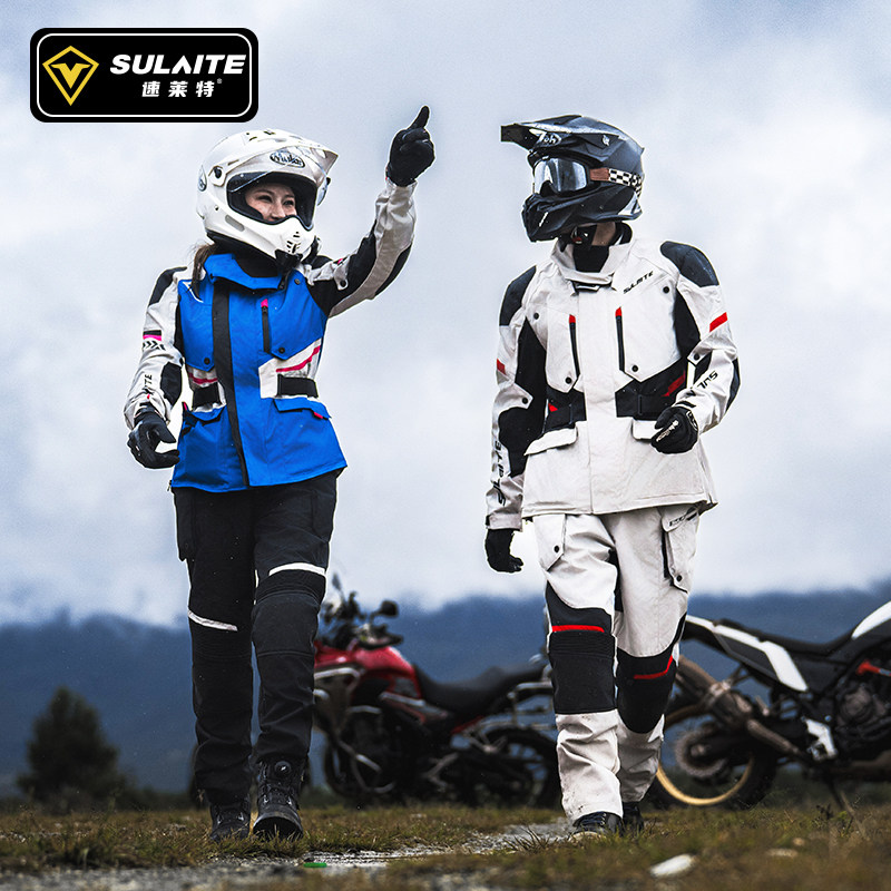女性用オートバイライディングスーツ 冬用防水保護ギア ジャケ - Motorcycle Gear Jacket Women のレビューと価格