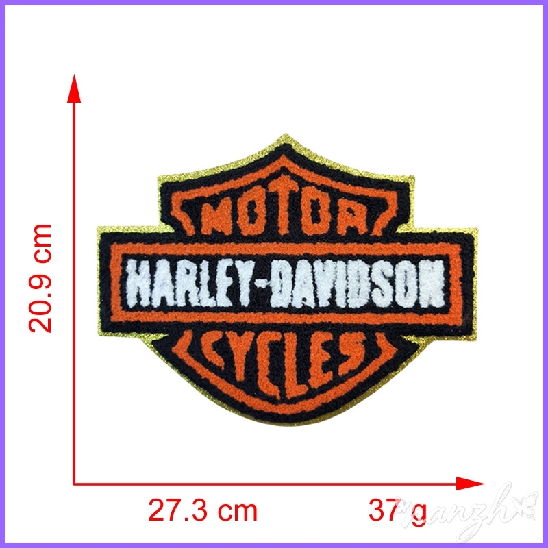 装飾ベルクロパッチオートバイ刺繍布パッチ革縫製アーマーバッグ - Motorcycle Gear Brand のレビューと価格