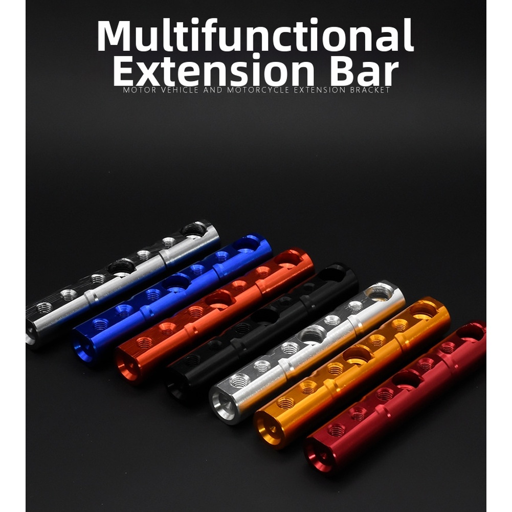 オートバイミラーエクステンションバーアルミ合金マウントブラケ - Mirror Extender Bar のレビューと価格