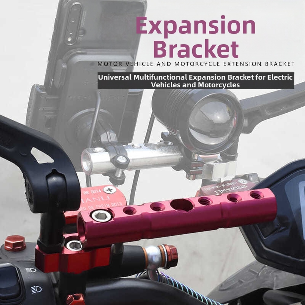 オートバイミラーエクステンションバーアルミ合金マウントブラケ - Mirror Extender Bar のレビューと価格