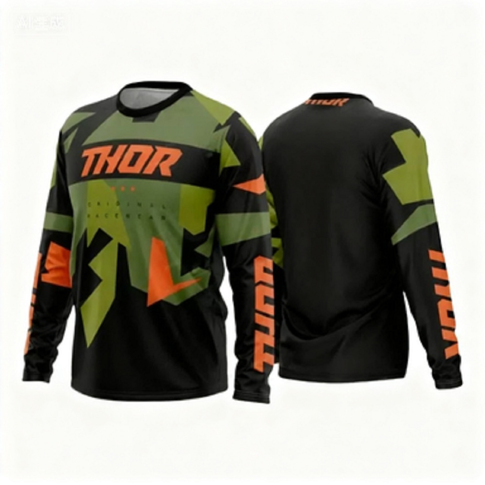 プロ仕様の長袖ライディングトップ、屋外オフロードレース用、通 - Motorcycle Gear Protection のレビューと価格